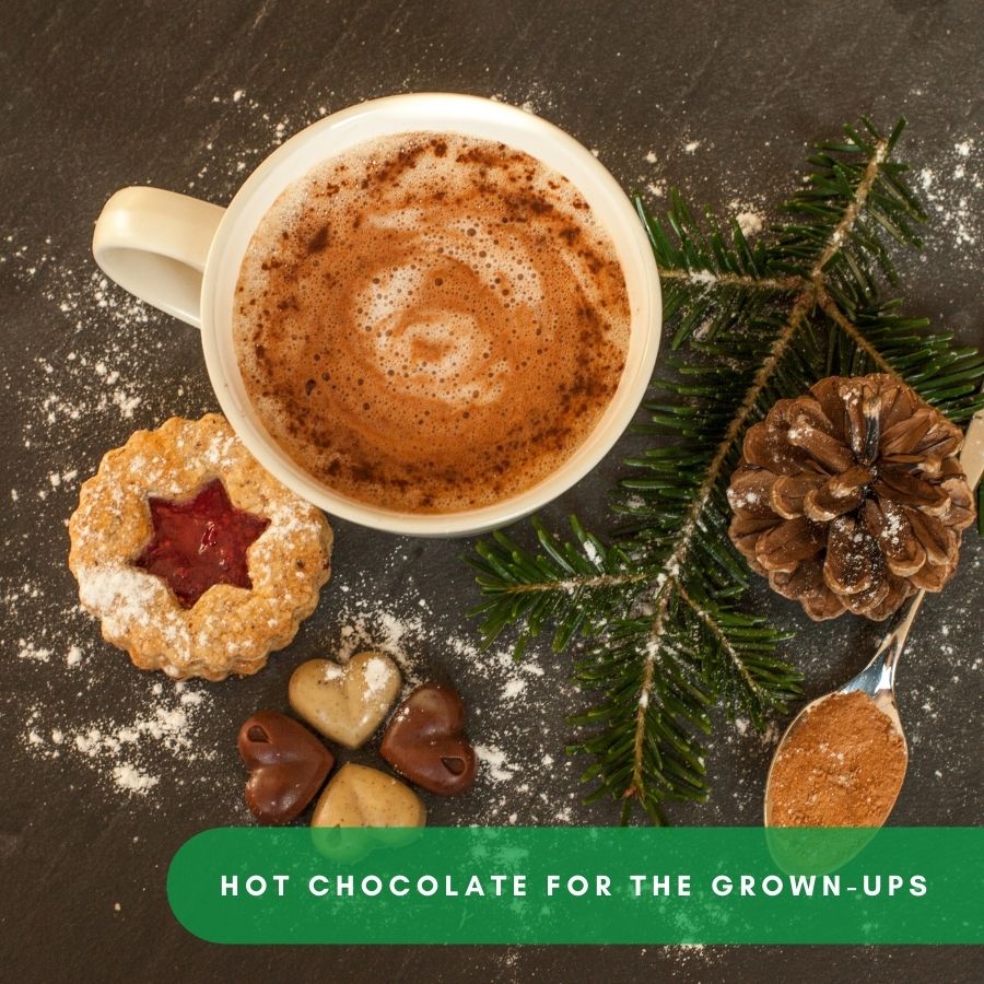 Hot Chocolate for the Grown-ups | from "What Are The Best Hot Beverages That I Can Prepare When Winter Camping?" | AdventureinCamping.com
