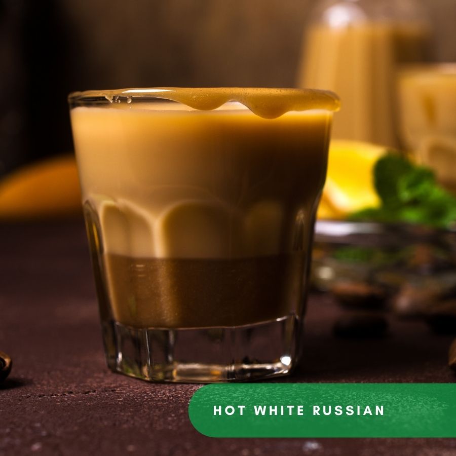Hot White Russian | from "What Are The Best Hot Beverages That I Can Prepare When Winter Camping?" | AdventureinCamping.com